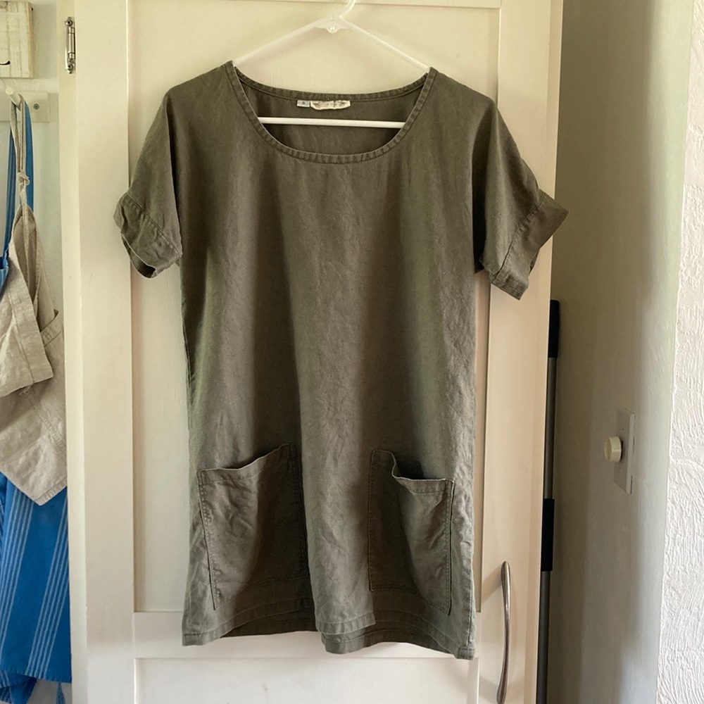 Portland Apron Company linen art tunic - Picture 1 of 6